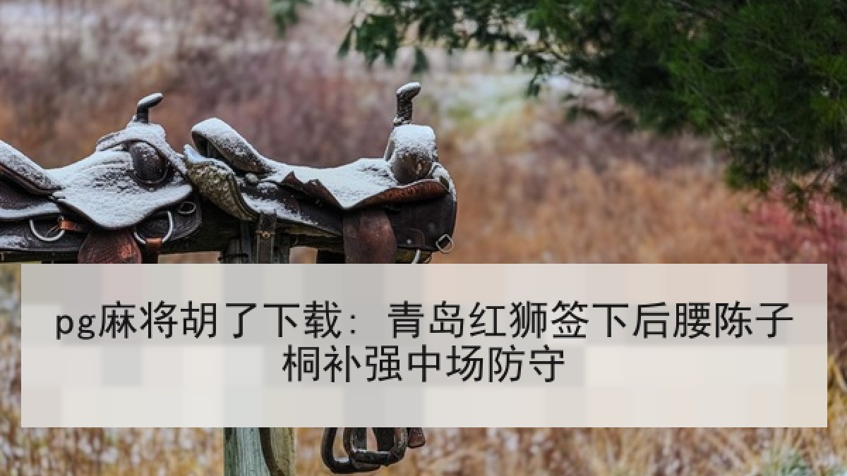pg麻将胡了下载: 青岛红狮签下后腰陈子桐补强中场防守 pg麻将胡了下载: 青岛红狮签下后腰陈子桐补强中场防守